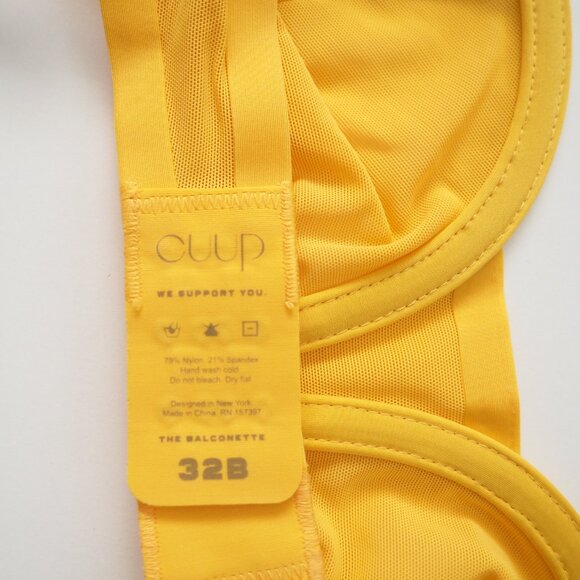 * Cuup Marigold The Balconette Mesh Underwire Bra sz 32B - Picture 6 of 6